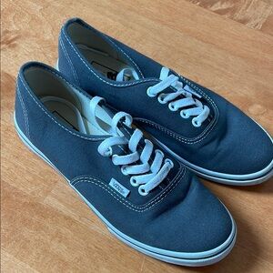 Vans Grey Canvas Sneakers